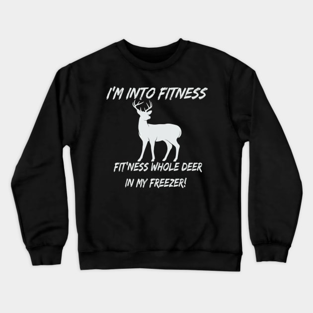 Funny Hunting Crewneck Sweatshirt by wcfrance4